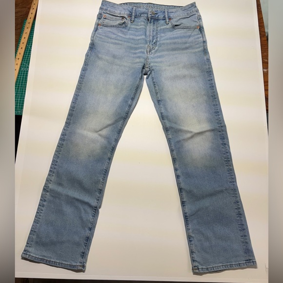 American Eagle Outfitters Light Blue Straight Men's Jeans size 31 X 32 - Picture 2 of 8